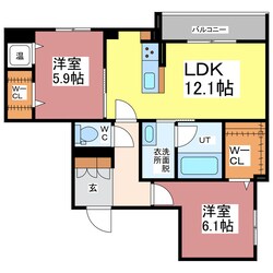 エクラ　アリスティオの物件間取画像